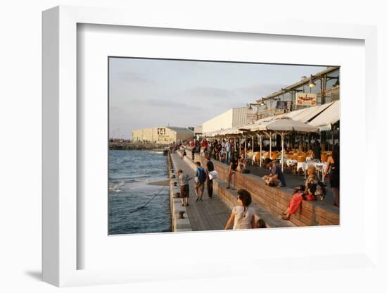 Tel Aviv's New Port Filled with Many Bars-Yadid Levy-Framed Photographic Print