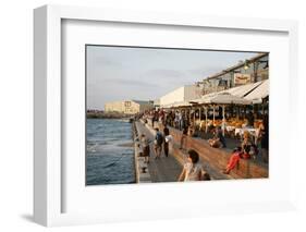 Tel Aviv's New Port Filled with Many Bars-Yadid Levy-Framed Photographic Print