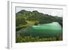 Telaga Warna (Colorful Lake), Dieng Plateau, Java, Indonesia, Southeast Asia, Asia-Jochen Schlenker-Framed Photographic Print