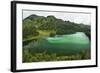 Telaga Warna (Colorful Lake), Dieng Plateau, Java, Indonesia, Southeast Asia, Asia-Jochen Schlenker-Framed Photographic Print