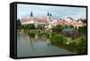 Telc, UNESCO City in Czech Republic-miropink-Framed Stretched Canvas