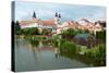 Telc, UNESCO City in Czech Republic-miropink-Stretched Canvas