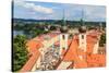 Telc, View on Old Town (A Unesco World Heritage Site), Czech Republic-Zechal-Stretched Canvas