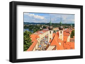 Telc, View on Old Town (A Unesco World Heritage Site), Czech Republic-Zechal-Framed Photographic Print