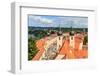 Telc, View on Old Town (A Unesco World Heritage Site), Czech Republic-Zechal-Framed Photographic Print