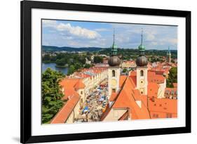 Telc, View on Old Town (A Unesco World Heritage Site), Czech Republic-Zechal-Framed Photographic Print