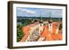 Telc, View on Old Town (A Unesco World Heritage Site), Czech Republic-Zechal-Framed Photographic Print