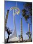 Telecommunications Tower by Architect Santiago Calatrava, Montjuic, Barcelona; Catalonia, Spain-Carlos Sanchez Pereyra-Mounted Photographic Print