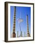 Telecommunications Tower by Architect Santiago Calatrava, Montjuic, Barcelona; Catalonia, Spain-Carlos Sanchez Pereyra-Framed Photographic Print