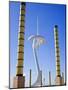 Telecommunications Tower by Architect Santiago Calatrava, Montjuic, Barcelona; Catalonia, Spain-Carlos Sanchez Pereyra-Mounted Photographic Print