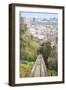 Teleferico Cable Car Ascending Hill at Parque Metropolitano De Santiago-Kimberly Walker-Framed Photographic Print