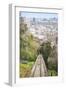 Teleferico Cable Car Ascending Hill at Parque Metropolitano De Santiago-Kimberly Walker-Framed Photographic Print