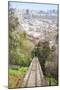 Teleferico Cable Car Ascending Hill at Parque Metropolitano De Santiago-Kimberly Walker-Mounted Photographic Print