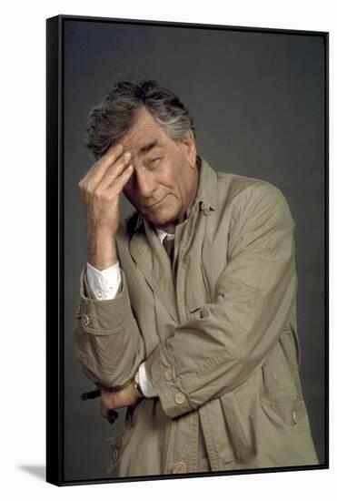 telefilm COLUMBO: STRANGE BEDFELLOWS, Peter Falk (inspecteur Columbo), 1995 COLUMBO TV, 1971-2003 (-null-Framed Stretched Canvas