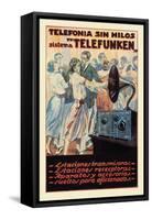 Telefonia Sin Hilos Sistema Telefunken-null-Framed Stretched Canvas