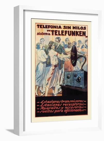 Telefonia Sin Hilos Sistema Telefunken-null-Framed Art Print