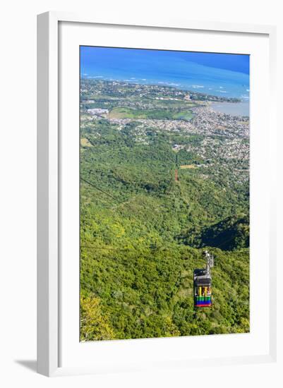 Teleforico, Only Cable Car in the Caribbean, Puerto Plata-Michael Runkel-Framed Photographic Print