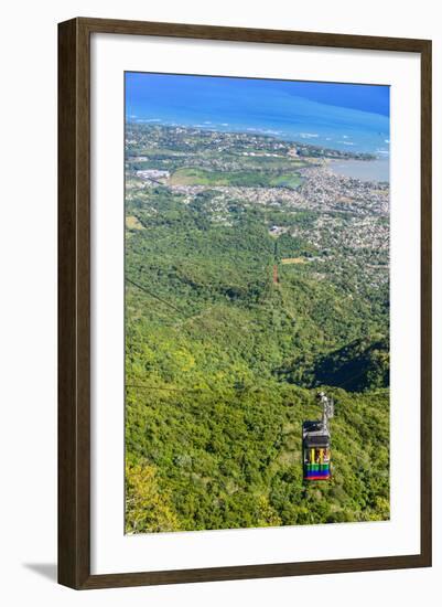 Teleforico, Only Cable Car in the Caribbean, Puerto Plata-Michael Runkel-Framed Photographic Print