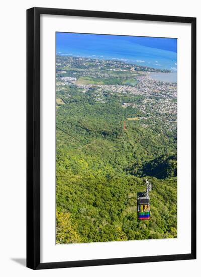 Teleforico, Only Cable Car in the Caribbean, Puerto Plata-Michael Runkel-Framed Photographic Print