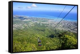 Teleforico, the Only Cable Car in the Caribbean, Puerto Plata-Michael Runkel-Framed Stretched Canvas