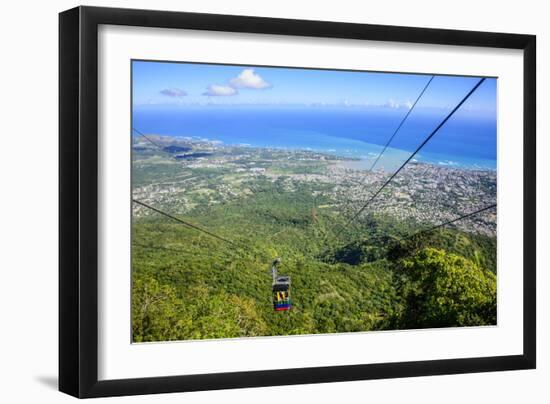 Teleforico, the Only Cable Car in the Caribbean, Puerto Plata-Michael Runkel-Framed Photographic Print