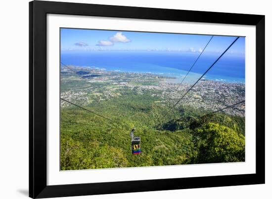 Teleforico, the Only Cable Car in the Caribbean, Puerto Plata-Michael Runkel-Framed Photographic Print