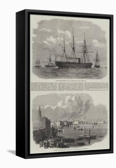 Telegraph Cable Between Malta and Alexandria-null-Framed Stretched Canvas