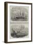 Telegraph Cable Between Malta and Alexandria-null-Framed Premium Giclee Print