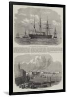 Telegraph Cable Between Malta and Alexandria-null-Framed Giclee Print