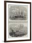 Telegraph Cable Between Malta and Alexandria-null-Framed Giclee Print