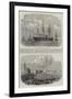 Telegraph Cable Between Malta and Alexandria-null-Framed Giclee Print