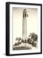 Telegraph Hill, Coit Tower, San Francisco, California-null-Framed Art Print