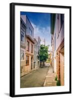 Telegraph Hill, San Francisco Street Scene, North Beach-null-Framed Photographic Print