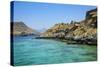 Telegraph Island in the Khor Ash-Sham Fjord, Musandam, Oman, Middle East-Michael Runkel-Stretched Canvas