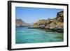 Telegraph Island in the Khor Ash-Sham Fjord, Musandam, Oman, Middle East-Michael Runkel-Framed Photographic Print