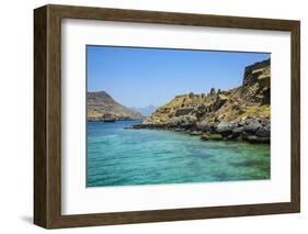 Telegraph Island in the Khor Ash-Sham Fjord, Musandam, Oman, Middle East-Michael Runkel-Framed Photographic Print