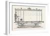 Telegraph Locomotives. Vertical Section of the Telegraph Wagon, 1855.-null-Framed Giclee Print