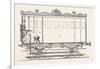 Telegraph Locomotives. Vertical Section of the Telegraph Wagon, 1855.-null-Framed Giclee Print