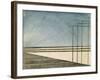 Telegraph Poles, 1915 (W/C on Paper)-Joseph Stella-Framed Giclee Print