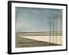 Telegraph Poles, 1915 (W/C on Paper)-Joseph Stella-Framed Giclee Print