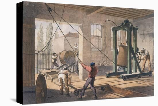 Telegraph Wire at the Greenwich Works, C1865-Robert Dudley-Stretched Canvas