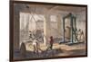 Telegraph Wire at the Greenwich Works, C1865-Robert Dudley-Framed Giclee Print