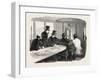 Telegraphy Locomotives. Inside the Car During Operation, 1855.-null-Framed Giclee Print