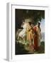 Telemachus and Eucharis, 1824-Raymond Quinsac Monvoisin-Framed Giclee Print