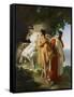 Telemachus and Eucharis, 1824-Raymond Quinsac Monvoisin-Framed Stretched Canvas