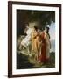 Telemachus and Eucharis, 1824-Raymond Quinsac Monvoisin-Framed Giclee Print