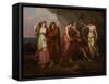 Telemachus and the Nymphs of Calypso, 1782-Angelica Kauffmann-Framed Stretched Canvas