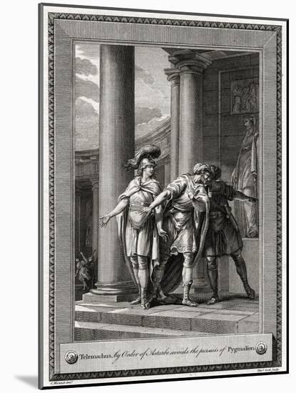 Telemachus, by Order of Astarbe, Avoids the Pursuits of Pygmalion, 1775-T Cook-Mounted Giclee Print