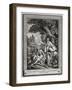 Telemachus, in the Desert of Oasis, Is Consoled by Termosiris a Priest of Apollo, 1774-Charles Grignion-Framed Giclee Print