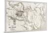 Telemark Old Map, Norway-marzolino-Mounted Art Print